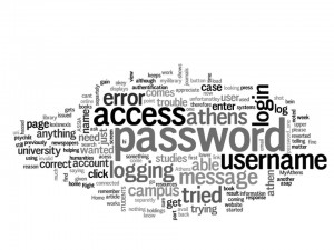 wordcloud of a month of email regarding e-resource queries