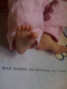 I love my mummy & Freya's toes
