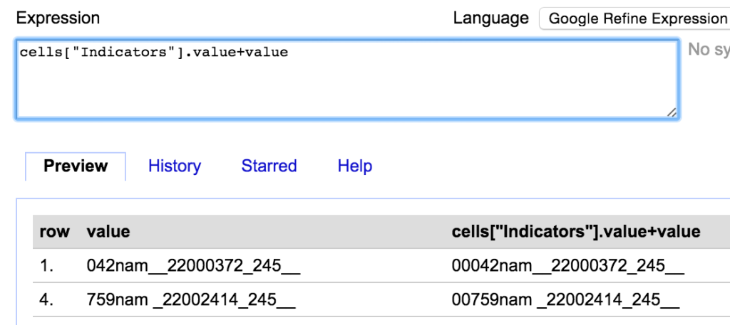 Combine column values