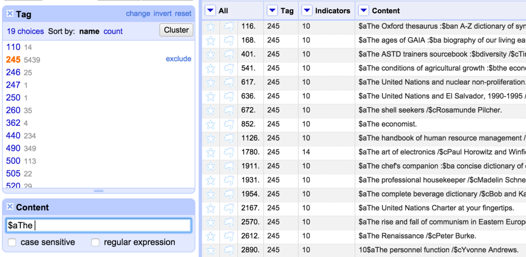 Incorrect non-filing indicators